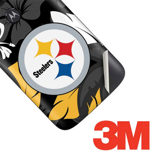 NFL Pittsburgh Steelers Tropical Print Moto E5 Play Skin